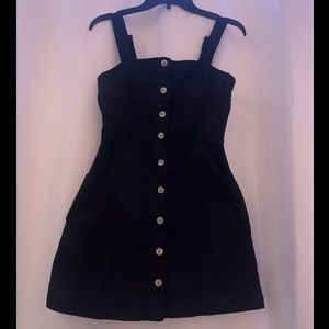 Black Overall Dress
